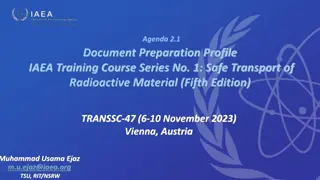 IAEA Training Course Series No. 1: Safe Transport of Radioactive Material - Event Details & Feedback