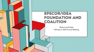 EPSCOR/IDEA Coalition: Advancing Research Funding and Advocacy