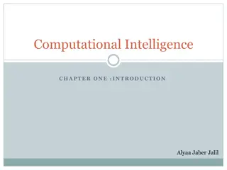 Introduction to Computational Intelligence Paradigms