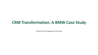 Driving Customer Engagement and Loyalty: A BMW CRM Transformation Case Study