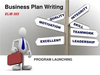 Business Plan Writing Course for Entrepreneurial Skills Development