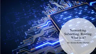 Understanding Networking, Subnetting, and Routing Basics