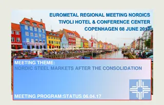 Nordic Steel Markets Consolidation & Challenges Forum