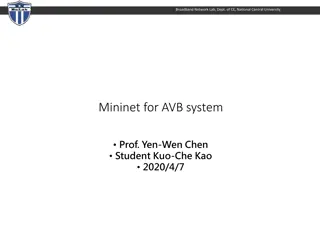 Broadband Network Lab at National Central University - AVB System with Mininet