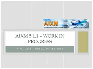 AIXM 5.1.1 Change Proposals Timeline and Migration Update