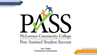 Peer Mentorship and Academic Support Initiatives: Progress and Challenges