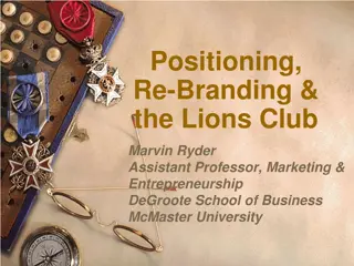 Re-Branding Strategies and Service Clubs Overview
