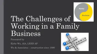 Challenges of Working in a Family Business by Kirby Wu