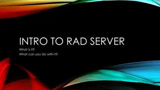 Introduction to RAD Server: What You Need to Know