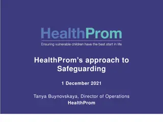 HealthProm's Approach to Safeguarding in Vulnerable Communities