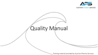 Quality Management System and ICH Q10 Implementation in Pharma Services