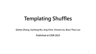 Optimizing Shuffle Operations for Efficient Data Analytics in Cloud Environments
