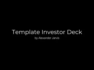 Pitch Deck Template for Seed Stage FinTech Startup
