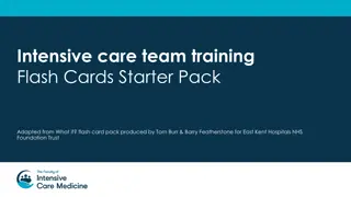 Effective Intensive Care Team Training with Flash Cards