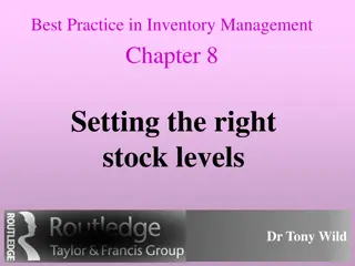 Optimizing Stock Levels for Efficient Inventory Management