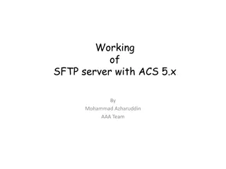 Secure File Transfer Protocol (SFTP) Explained with ACS 5.x Integration