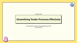 Streamlining Tender Processes: A Comprehensive Guide for Effective Management