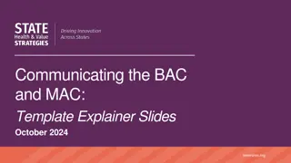 Communicating about BAC and MAC: Key Insights for State Medicaid Agencies