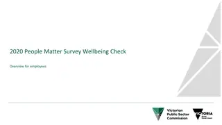 2020 People Matter Survey Wellbeing Check for Employees