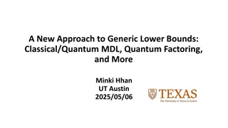 New Approach to Quantum Lower Bounds in Generic Algorithms