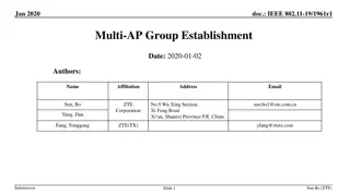 IEEE 802.11-19/1961r1: Multi-AP Group Establishment in Wireless Networks