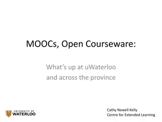 Innovations in Online Learning: MOOCs, Open Courseware, and Collaborative Projects