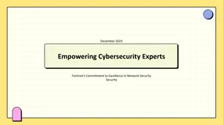 Empowering Cybersecurity Professionals with Fortinet's Network Security Solutions