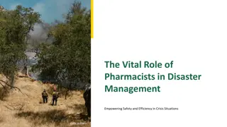 Pharmacists' Crucial Role in Disaster Management: Enhancing Safety and Efficiency
