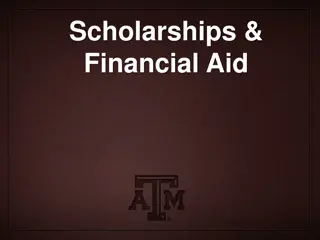 Financial Aid and Scholarships at Texas A&M University