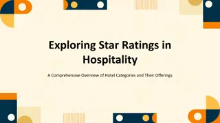 Exploring Star Ratings in Hospitality: A Detailed Look at Hotel Categories