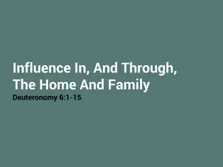 Family Influence and Role of Fathers for Prosperity