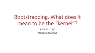 Understanding Bootstrapping and Kernel in CPEN 331 at UBC