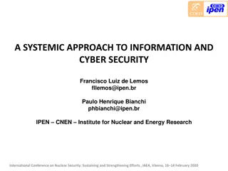 Systemic Approach to Information and Cyber Security at International Nuclear Conference