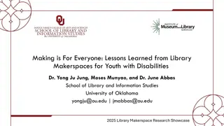 Lessons Learned: Library Makerspaces for Youth with Disabilities