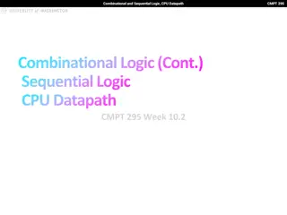 Understanding Combinational and Sequential Logic in CPU Datapath