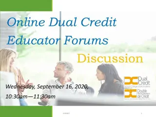 Enhancing Dual Credit Education: Strategies and Best Practices