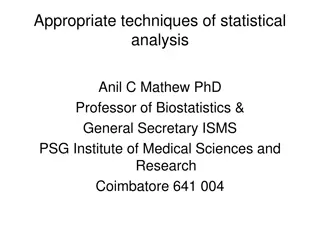 Understanding Statistical Analysis Techniques in Medical Research