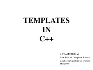 Templates in C++ - A Guide for Generic Programming