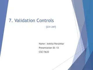 Understanding Validation Controls in Web Development