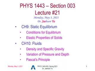 Understanding Static Equilibrium Conditions in Physics