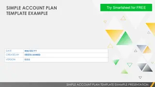 Effective Account Planning Template and Team Collaboration