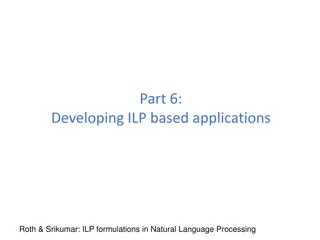 Developing ILP Formulations in Natural Language Processing