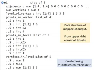 Structural Insights into Mapper1D Output and Clustering in RStudio