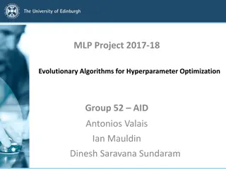 Evolutionary Algorithms for Hyperparameter Optimization in Neural Networks