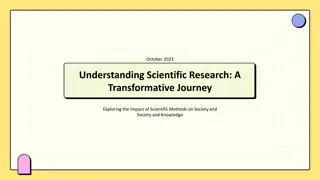 Exploring Impact of Scientific Methods on Society