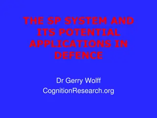 Potential Applications of the SP System in Defense and AI