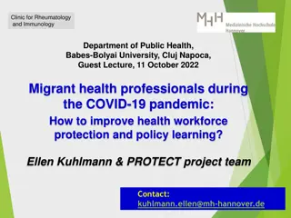 Improving Protection for Migrant Healthcare Workers During Pandemics