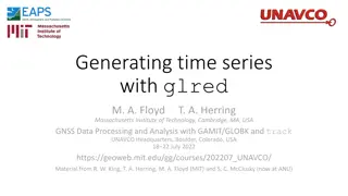 Generating Time Series with GLRED Method for GNSS Data Processing and Analysis