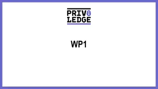 PRIViLEDGE Project Overview: Cryptographic Technologies for Privacy Protection