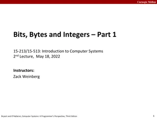 Understanding Computer Systems at Carnegie Mellon University